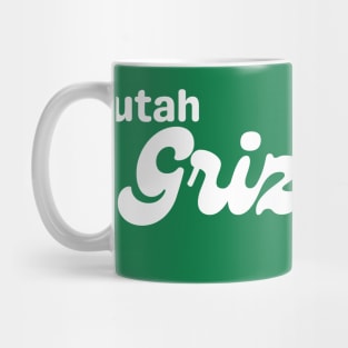 Modern Utah Grizzlies White Mug